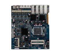 Multi-network port Z87 4 electrical ports 4 Gigabit optical ports motherboard ROS soft routing IPTV firewall audit
