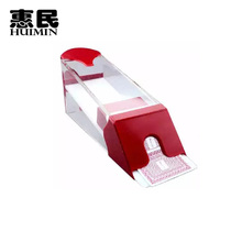 Acrylic red boots 1-8 pair with cover licensing machine Baccarat Texas Holdem