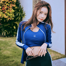 Diving suit female split long sleeve zipper vest swimsuit quick-dry slim Korean snorkeling jellyfish coat sunscreen set