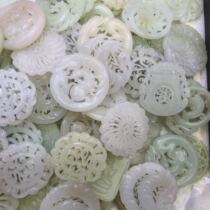 Natural and field jade pendant hollowed-out engraved multi-brand pendant support for reexamination