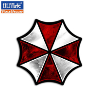 Youxiaka Resident Evil car stickers Car stickers Fuel tank cover side door body stickers cover scratches reflective stickers