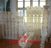 New European-style component plastic steel cast-in-place imperial art vase column guardrail fence Cement garden railing mold