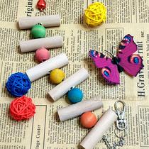 New pet grindstone round stick color bead bite string dragon cat Rabbit grinding tooth toy full amount of great offer