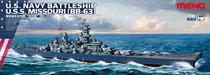 (JZHOBBY)MENG PS-004 1 700 U.S. Navy battleship Missouri (BB-63)