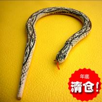 Wooden Snake Fun Novelty Creative Christmas Evil Fuck All People Toy Gifts Gift Pendulum to Stall The Source Bulk Net