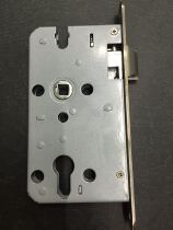 5850 stainless steel side strip room door 180 long round side lock weight spring double tongue door lock body without handle lock core