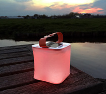 Manufacturing of a plasticable LUCI solar inflatable lamp ten LED outdoor camping light smart light