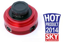 ASI-120-MC (color) astronomical planetary photography camera with ST4 guide star interface electronic eyepiece