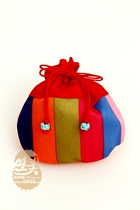 Korea color strip Fu bag sachet bag gift bag storage bag H-P01268