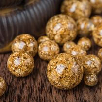 High quality Taiwan gold foil ball beads DIY beads DIY loose beads accessories beads bracelet bracelet necklace accessories