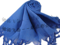 Dustproof windproof sunscreen ethnic style hand-dyed cotton and linen long scarf shawl 3 meters to 3 colors