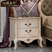 Shin Yixuan Custom Furniture Au Style Bed Head Cabinet Method Type Bedside Cabinet Solid Wood Ivory White Made Old Locker