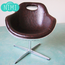 Eurostyle profiled GRP aluminium leather gantry chair Leisure clubhouse chair Negotiations chair Fashion retro reception sofa chair