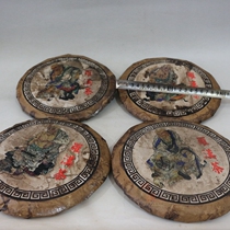 During the Republic of China the old Puer tea cake 18 Luohan round tea cake old tea cooked tea in the country received antique tea