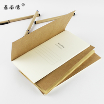 Tenander TN travel hand ledger inner core A6 crossline inner page blank kraft paper carry-on the box substitute core hand ledger this replacement core