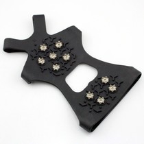 Outdoor anti - skid shoe cover belt ice claw fishing snow skiing field anti - skid shoe cover 10 claws