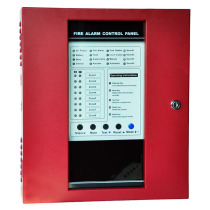 Red version of the traditional 8-loop multi-wire fire alarm controller with any 2-wire smoke temperature sensor