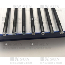 Mohs hardness pen-test gemstone jade ore Jade stone rough hardness 3-9 direct sales