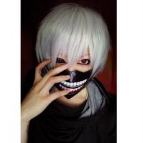 Anime cosplay wig Silver short hair Tokyo ghoul fake hair Tokyo cockroach Golden wood research hair