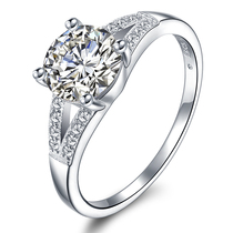 Diamond ring women simulation 2 karat ring for women 925 silver jewelry food ring exaggerated hipster personality couple gifts