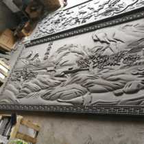 Antique shadow wall brick carving relief Guanzhong eight scenery of the cot smoke custom brick carving green brick carving