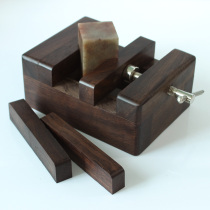 National Ebony printing bed Beech printing bed mahogany printing bed seal engraving stamp engraving fixture