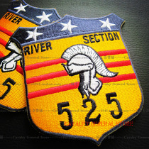 (Exciting) Vietnam War US Navy TF-116 River patrol group 525 squad badge armband