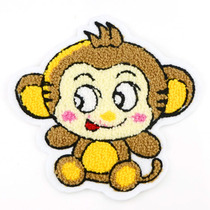 Children Cartoon Patch Cloth Patch Color Super Cute Little Monkey Mend Patch Baby Sewn clothes Broken Hole Patch Decoration Patch