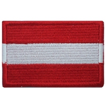 Embroidery Team Outdoor morale Chapter Austrian Flag Tactical Microchapter can be taken with a customized amount of manufacturer Direct sales