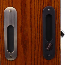 Shuangshan hardware Belvidi copper lock shift door lock pure copper kitchen toilet sliding door handle balcony folding door