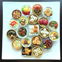 Taiwan tourism culture creative commemorative gifts boutique snacks refrigerator paste beef noodles pineapple cake small Steung bag sauce