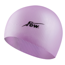 Few floating card swimming cap men and women silicone inner particle training waterproof non-slip swimming cap adult children Universal