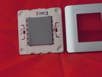 Schneider switch socket panel Flat tap series silver gray E8430X blank panel whiteboard