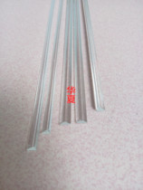 High transparent acrylic plexiglass triangle rod Plastic triangle strip pmma trim strip edge length 5mm length 2 meters