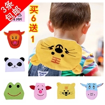 6 layers of sweat towel childrens sweat towel gauze sweat towel extra cotton towel baby childrens suction pad back towel