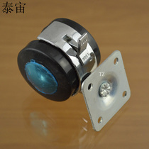 Alloy 2 inch with brake plate universal wheel casters Stainless steel iron sheet furniture casters Industrial casters furniture accessories