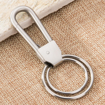 Handmade Keychain Stainless Steel Men's Waist Hanging Creative Car Key Ring Women Keychain Metal