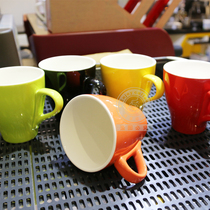 Creative Colour Ceramics Raffin Coffee Cup With Iron Cup Mark Cup American Coffee Cup 350cc Thick Embryoside Water Cup