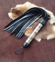 Snakeskin bag handle calfskin training loose whip Kanto Knight handmade cowhide whip(need to be customized)