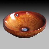 Fine art basin high-grade wood grain art basin stone upper basin washbasin wash basin