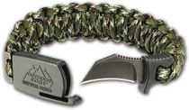 American Outdoor Edge umbrella bracelet claw knife quick open woven bracelet belt knife self-defense equipment