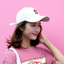 European and American Wind Soft Top Duck Tongue Cap Women Casual 100 Hitch Hip-hop Baseball Cap Male Student S Letter Embroidery Sunhat Summer