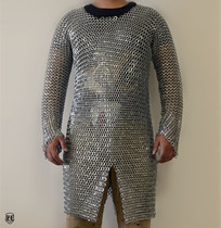 (Long sleeve long swing chain armor) chain armor medieval equipment knight armor soft hedgehog