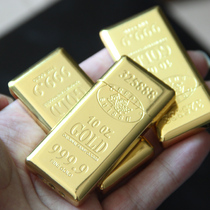 Personality local tyrant gold bar grinding wheel inflatable induction lighter windproof creative lighter ultra-thin retro men and women gifts