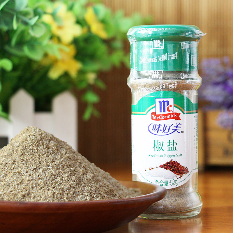 味好美椒盐粉52克 瓶装 带撒孔 烧烤撒粉撒料 椒盐虾羊肉串调料