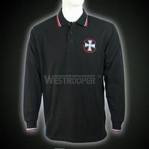 westrooper long sleeve T-shirt mens black polo shirt cross standard original 49 yuan now special price 19 9 yuan