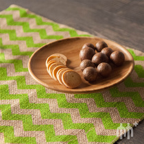 Bamboo jute placemates tablecloth mat non-slip insulation mat coaster bowl mat pan mat tea mat tea mat tea mat