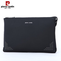 Pierre Cardin handbag new trickle mens head layer cowhide clutch leather casual bag wild clutch bag