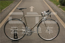 Yunji road bike assembly diy:darkrock Renault 520 steel frame road frame 5800 kit ak