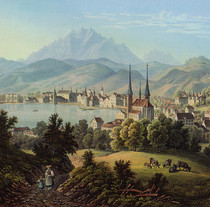 K196 (Switzerland) Friedrich Salathe Painting